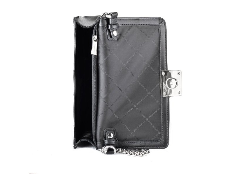 Дамска Чанта Michael Kors 35F1S6SL3L-BLACK Черен 26 x 16 x 7 cm
