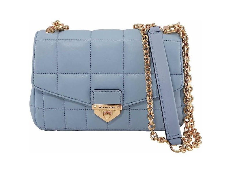 Дамска Чанта Michael Kors 30H0G1SL1T-PALE-BLUE Син 21 x 18 x 12 cm