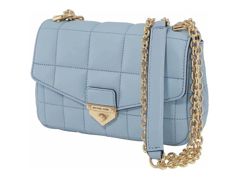 Дамска Чанта Michael Kors 30H0G1SL1T-PALE-BLUE Син 21 x 18 x 12 cm