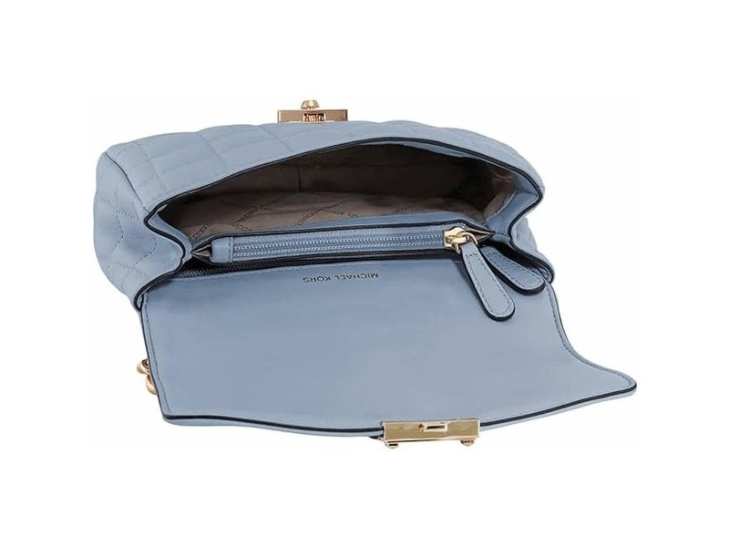 Дамска Чанта Michael Kors 30H0G1SL1T-PALE-BLUE Син 21 x 18 x 12 cm
