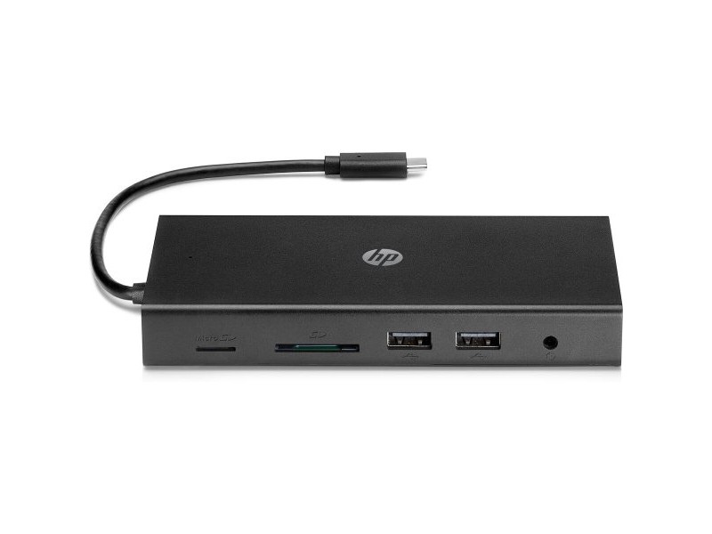 USB извод HP Multi Port Черен