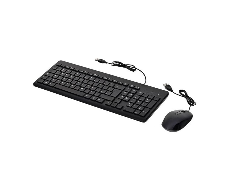 Клавиатура с мишка HP 150 Черен QWERTY Qwerty US