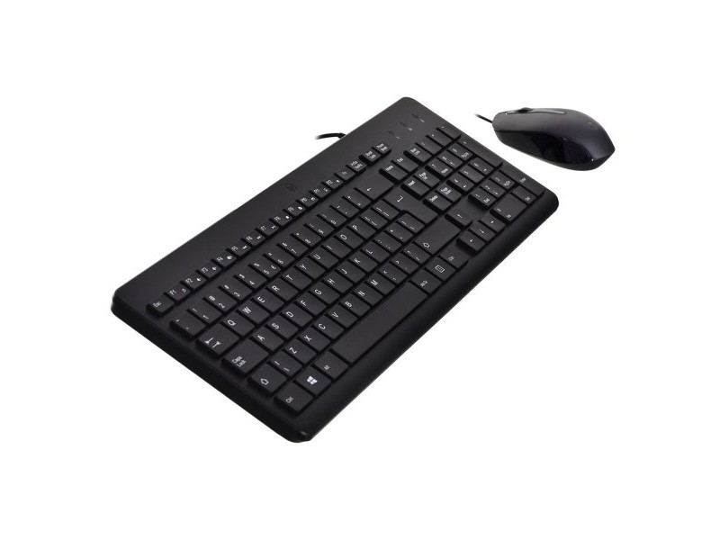 Клавиатура с мишка HP 150 Черен QWERTY Qwerty US