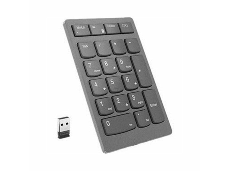 Цифрова клавиатура Lenovo 4Y41C33791 Черен Сив