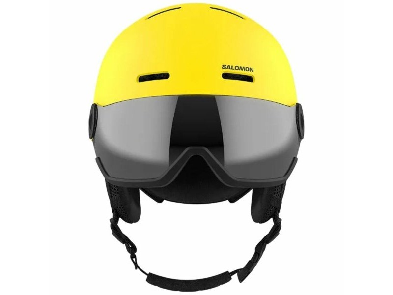 Ски Каска Salomon Orka Visor Vib Детски Унисекс 56-59 cm Жълт