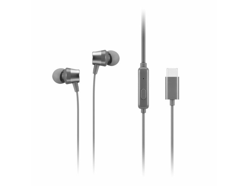 Слушалки с микрофон Lenovo GXD1J77353 Сив