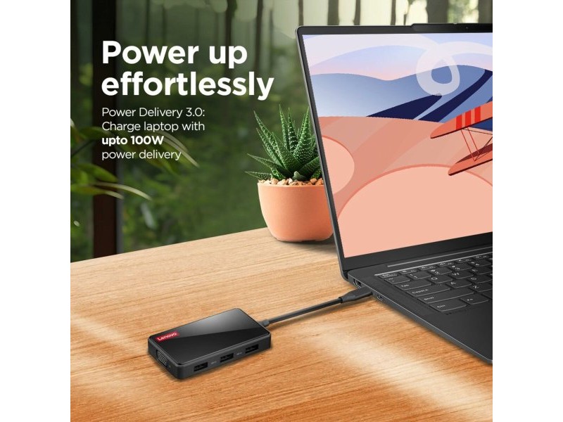 USB извод Lenovo GX91M73945 Черен 100 W