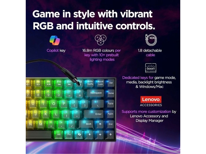 Клавиатура Lenovo Legion K510 Mini Pro GY41P808600 QWERTY