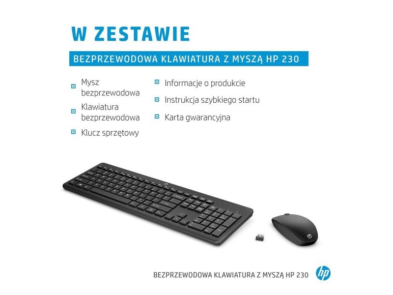 Клавиатура с мишка HP 3L1F0AA Azerty френски Бял Черен