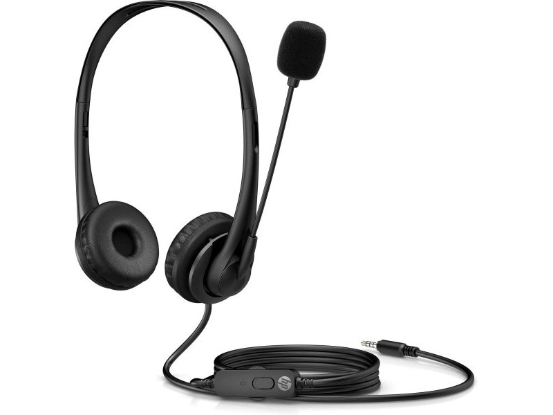 Слушалки с микрофон HP G2 Черен