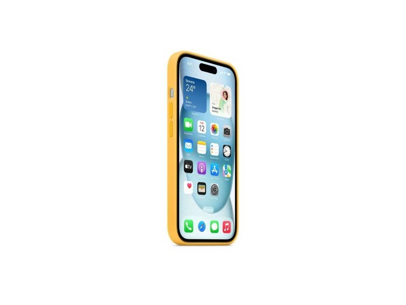 Калъф за мобилен телефон Apple MWNA3ZM/A Жълт iPhone 15