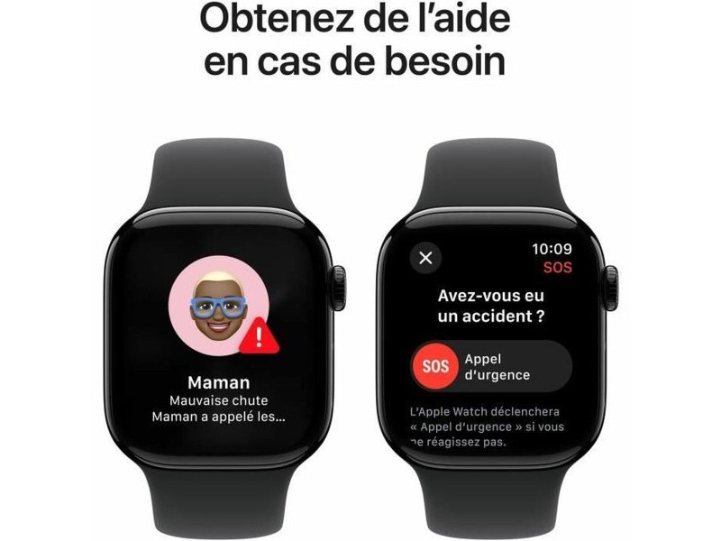 Смарт часовник Apple Watch Series 10 Черен
