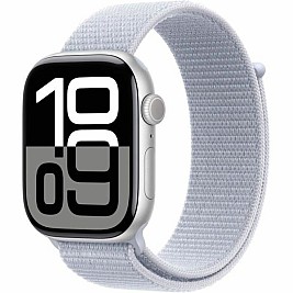 Смарт часовник Apple Series 10 GPS Сребро 1,96