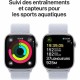 Смарт часовник Apple Series 10 GPS Сребро 1,96