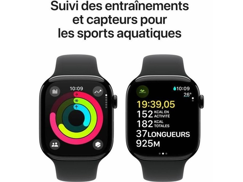 Смарт часовник Apple Черен 46 mm