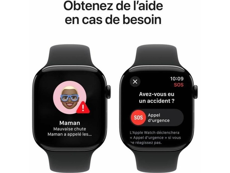 Смарт часовник Apple Черен 46 mm