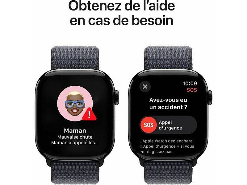 Смарт часовник Apple Watch Series 10 Черен 46 mm