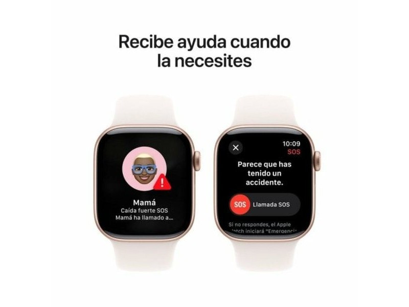 Мъжки часовник Apple Series 10 GPS 42mm Розово Златист