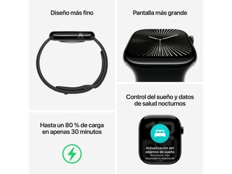 Мъжки часовник Apple MWWL3QL/A Син Сребрист