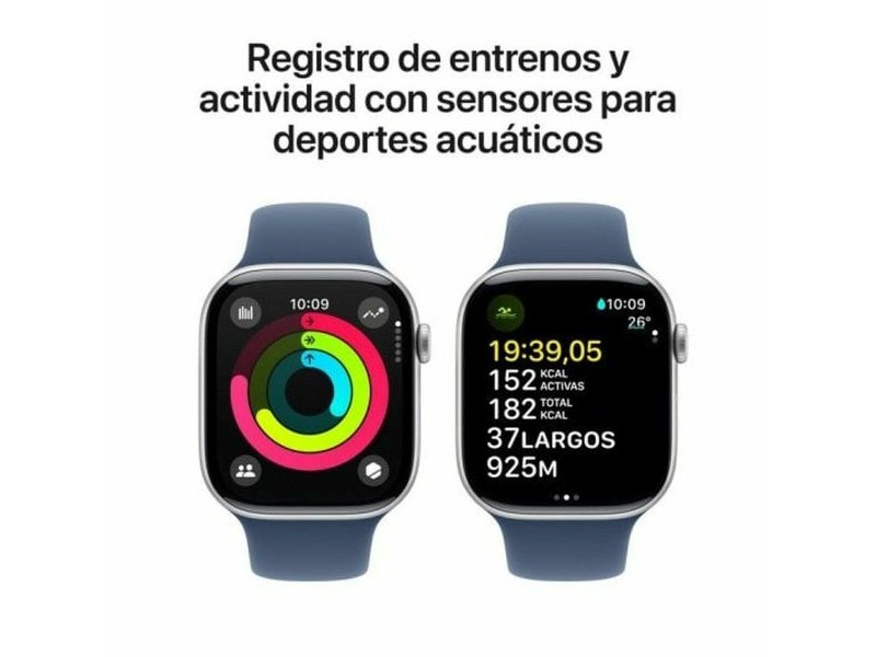 Мъжки часовник Apple MWWL3QL/A Син Сребрист
