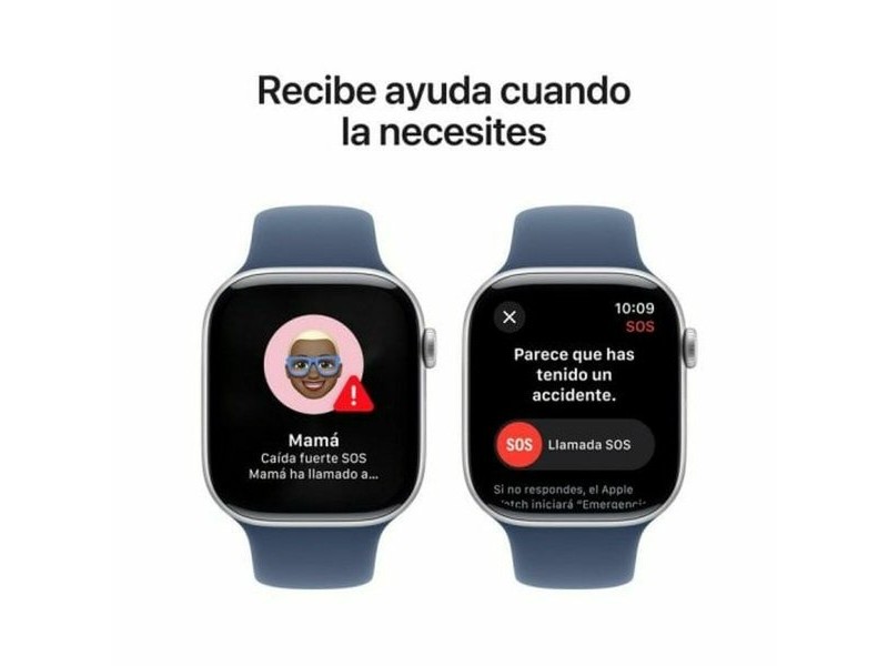 Мъжки часовник Apple MWWL3QL/A Син Сребрист
