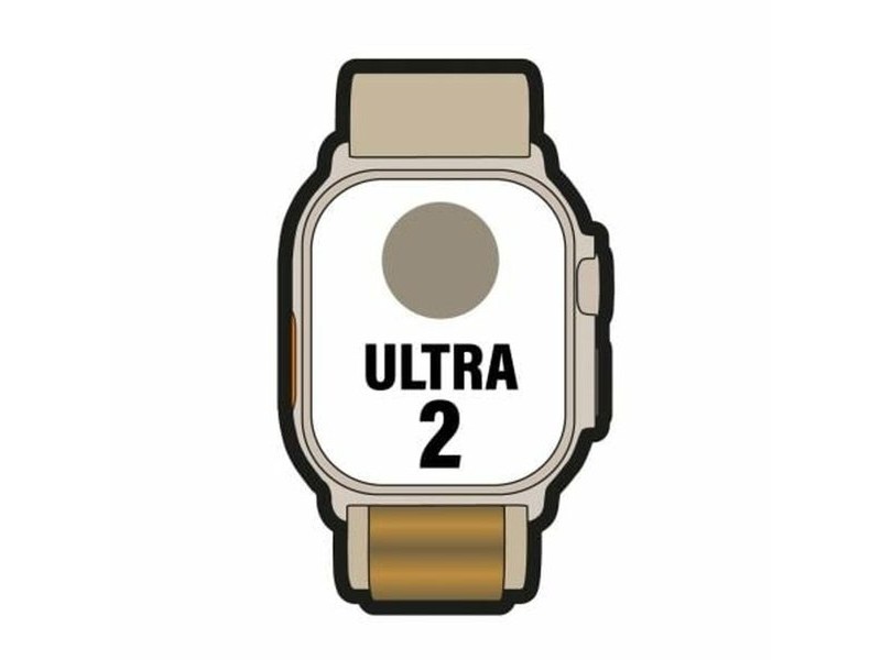 Мъжки часовник Apple MX4E3TY/A Титанов 49 mm
