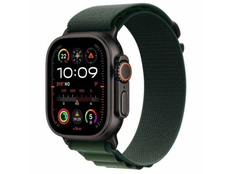 Смарт часовник Apple Watch Ultra 2 MX4R3TY/A Черен Зелен 49 mm