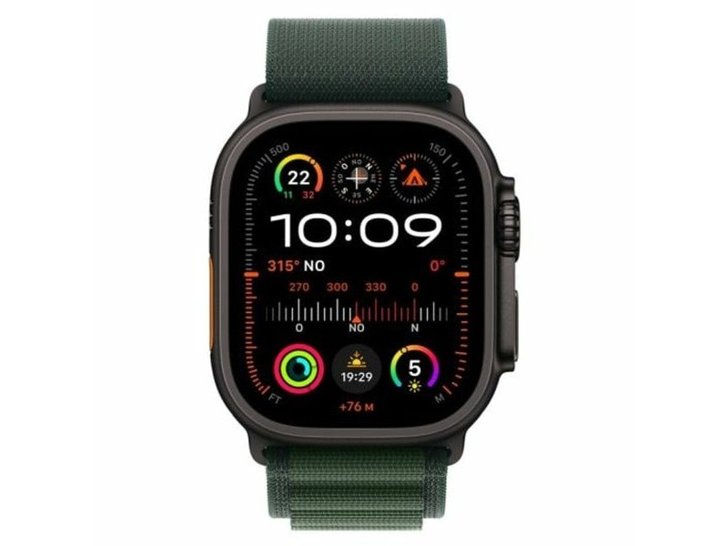 Смарт часовник Apple Watch Ultra 2 MX4R3TY/A Черен Зелен 49 mm