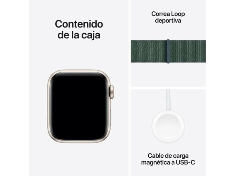Смарт часовник Apple MXEH3QL/A Бял 40 mm
