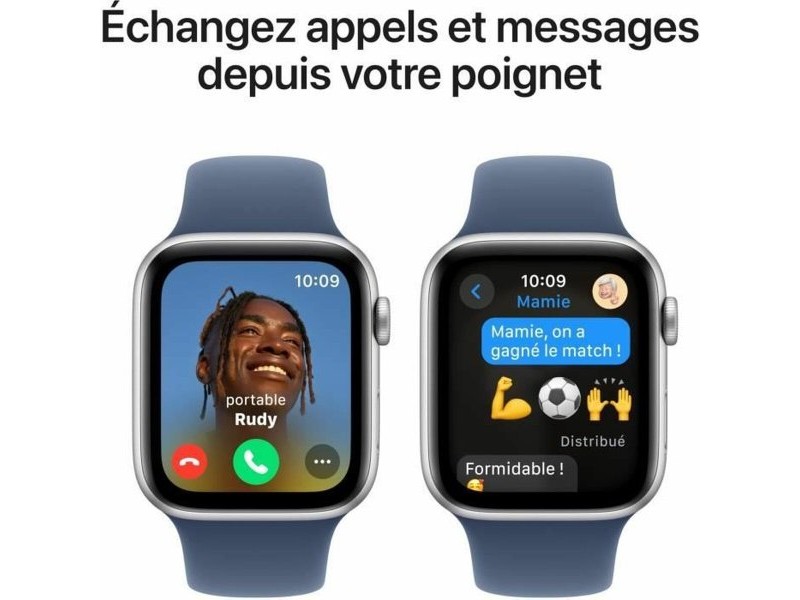 Смарт часовник Apple Син Сребрист 44 mm