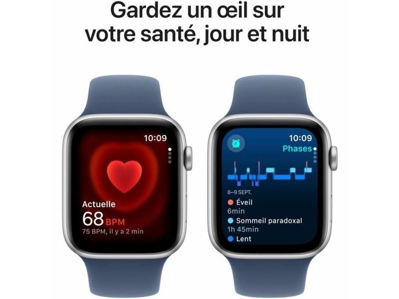 Смарт часовник Apple Син Сребрист 44 mm