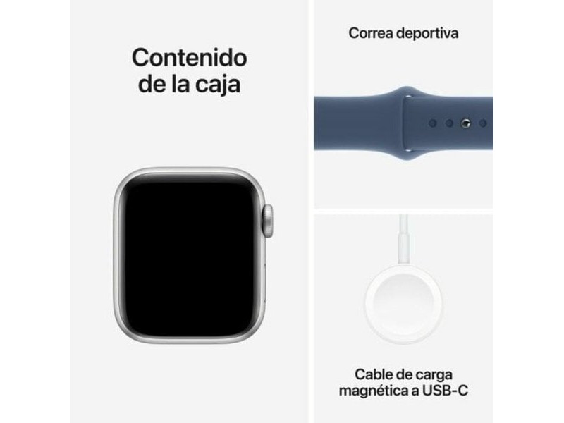 Мъжки часовник Apple MXGF3QL/A Син Сребрист