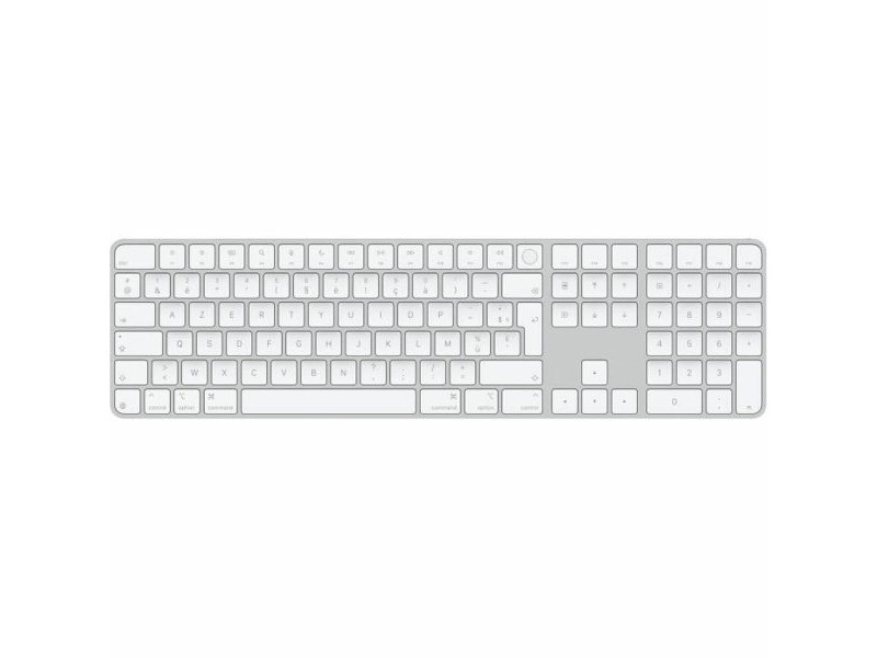 Клавиатура Apple MXK73F/A английски език Бял AZERTY