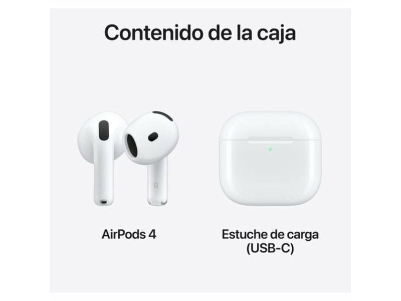 Малки Блутут Слушалки Apple AirPods 4 Бял