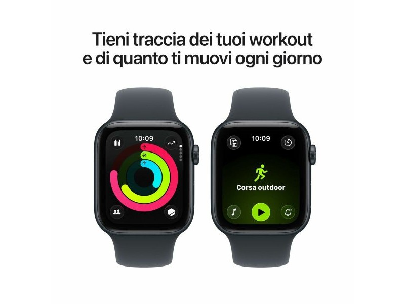 Смарт часовник Apple MEHQ4QL/A Черен Ø 44 mm