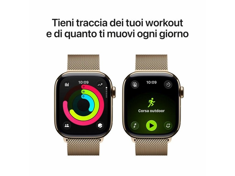 Смарт часовник Apple MF8Y4QL/A 42 mm Титанов Златен