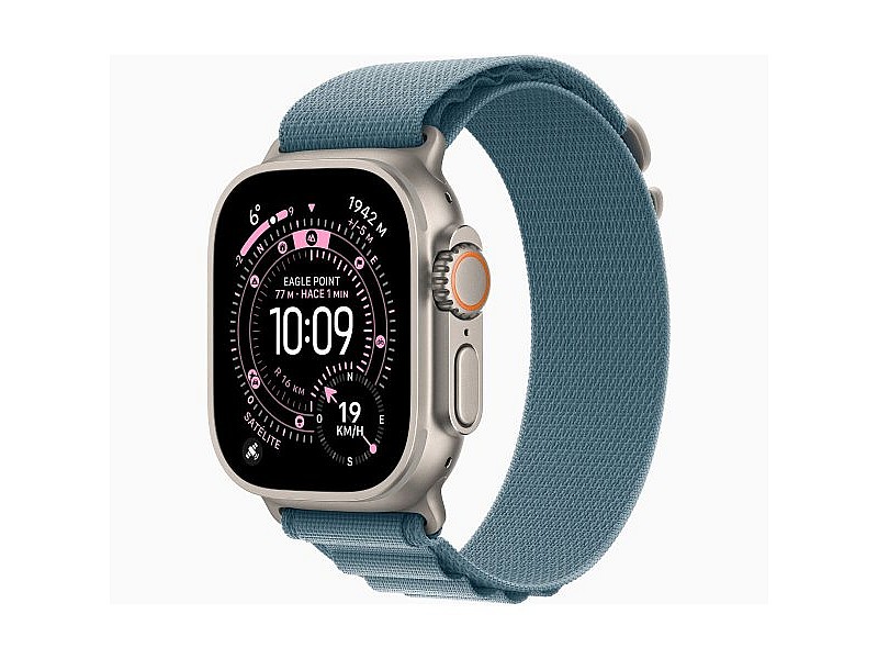 Смарт часовник Apple MEWM4QF/A Син Титанов 49 mm