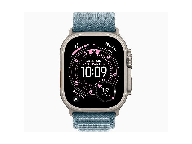 Смарт часовник Apple MEWM4QF/A Син Титанов 49 mm