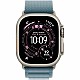 Смарт часовник Apple MEWM4QF/A Син Титанов 49 mm