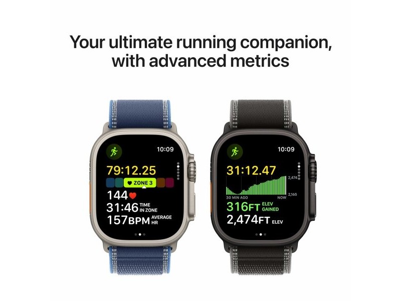 Смарт часовник Apple Черен 49 mm