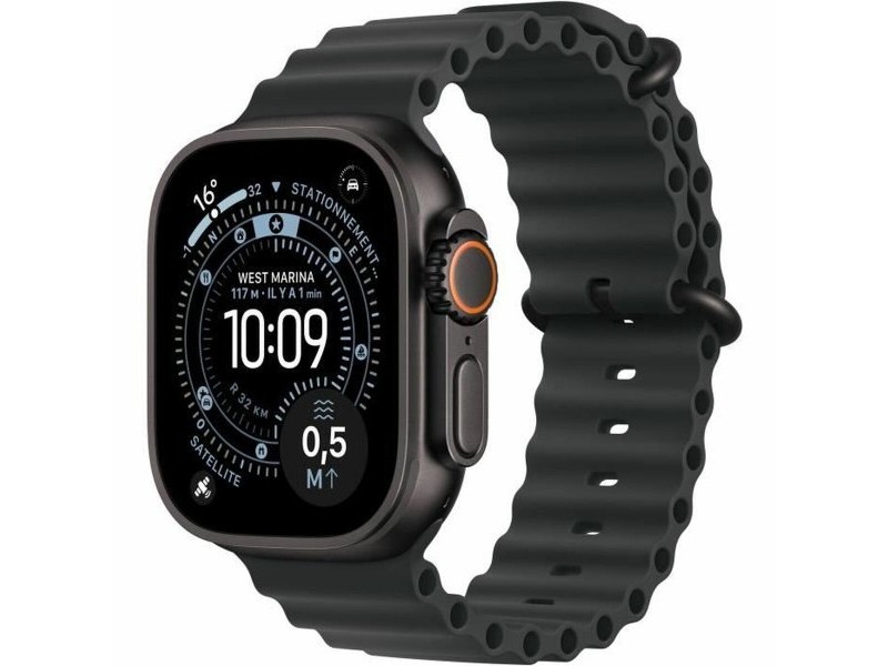 Смарт часовник Apple Черен 49 mm
