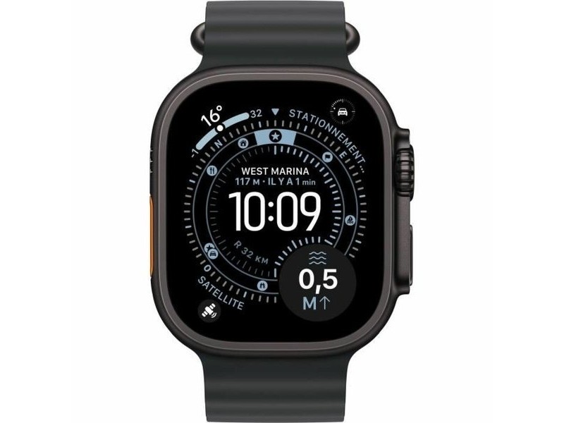 Смарт часовник Apple Черен 49 mm