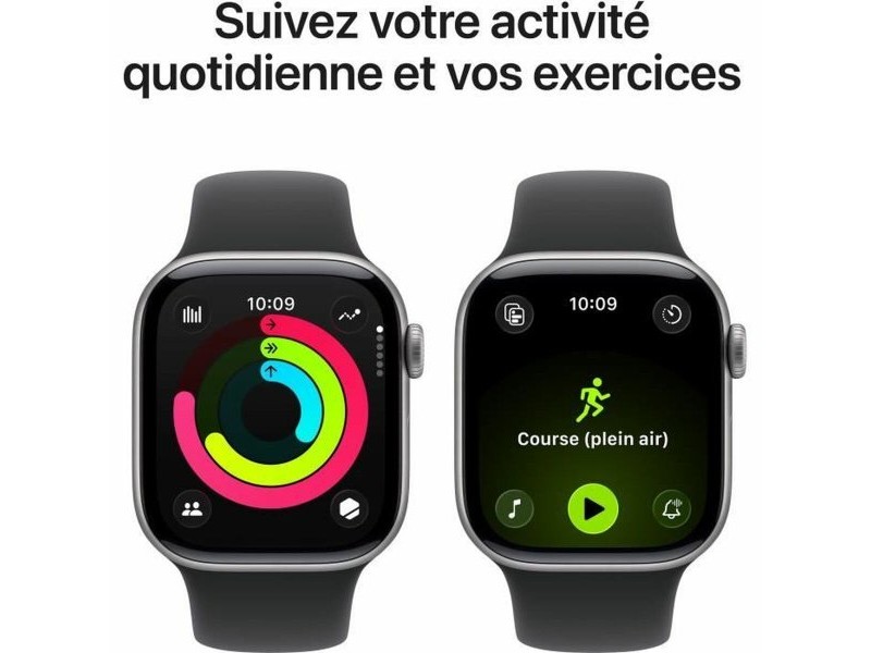 Смарт часовник Apple Черен Сив