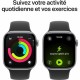 Смарт часовник Apple Черен Сив