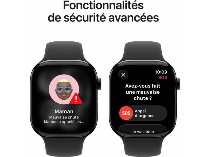 Смарт часовник Apple Черен 46 mm