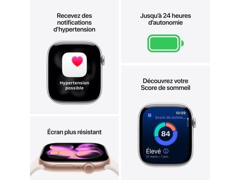 Смарт часовник Apple MEV04ZR/A Сив 1,96