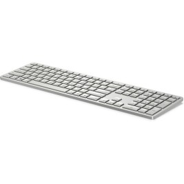 Клавиатура HP 3Z729AA#ABE Испанска Qwerty Сребрист Черен Сив