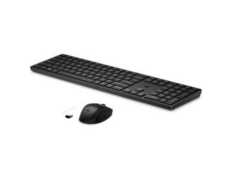 Kлаиатура с безжична мишка HP 4R009AA Черен Испанска Qwerty