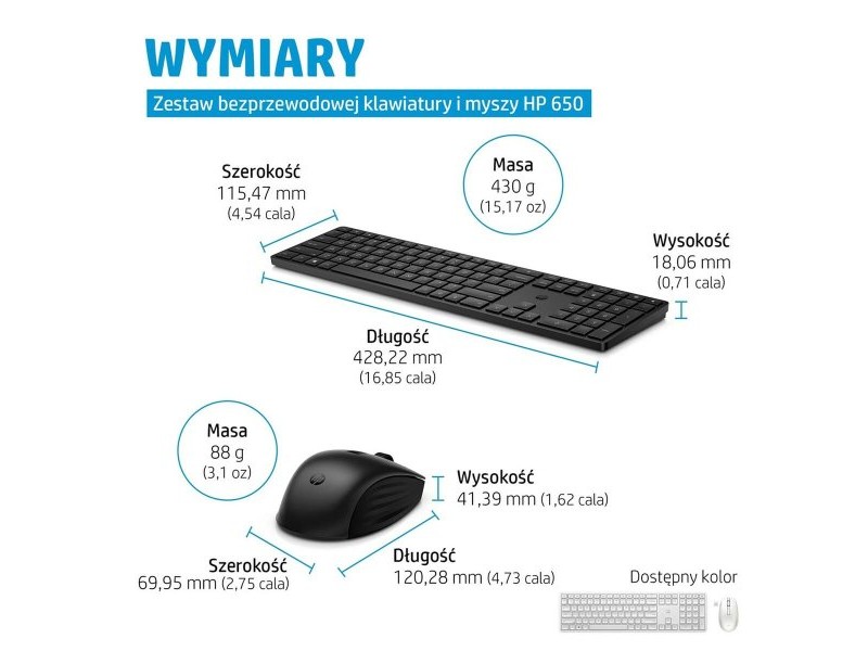 Клавиатура с мишка HP 4R013AA Черен английски език Qwerty US