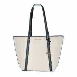 Дамска Чанта Michael Kors PRATT Бял 29 x 28 x 12 cm